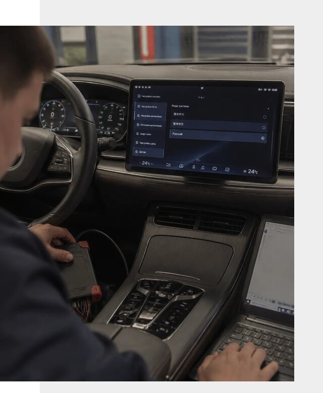 Русификация автомобиля BYD HAN для эксплуатации в Дзержинске